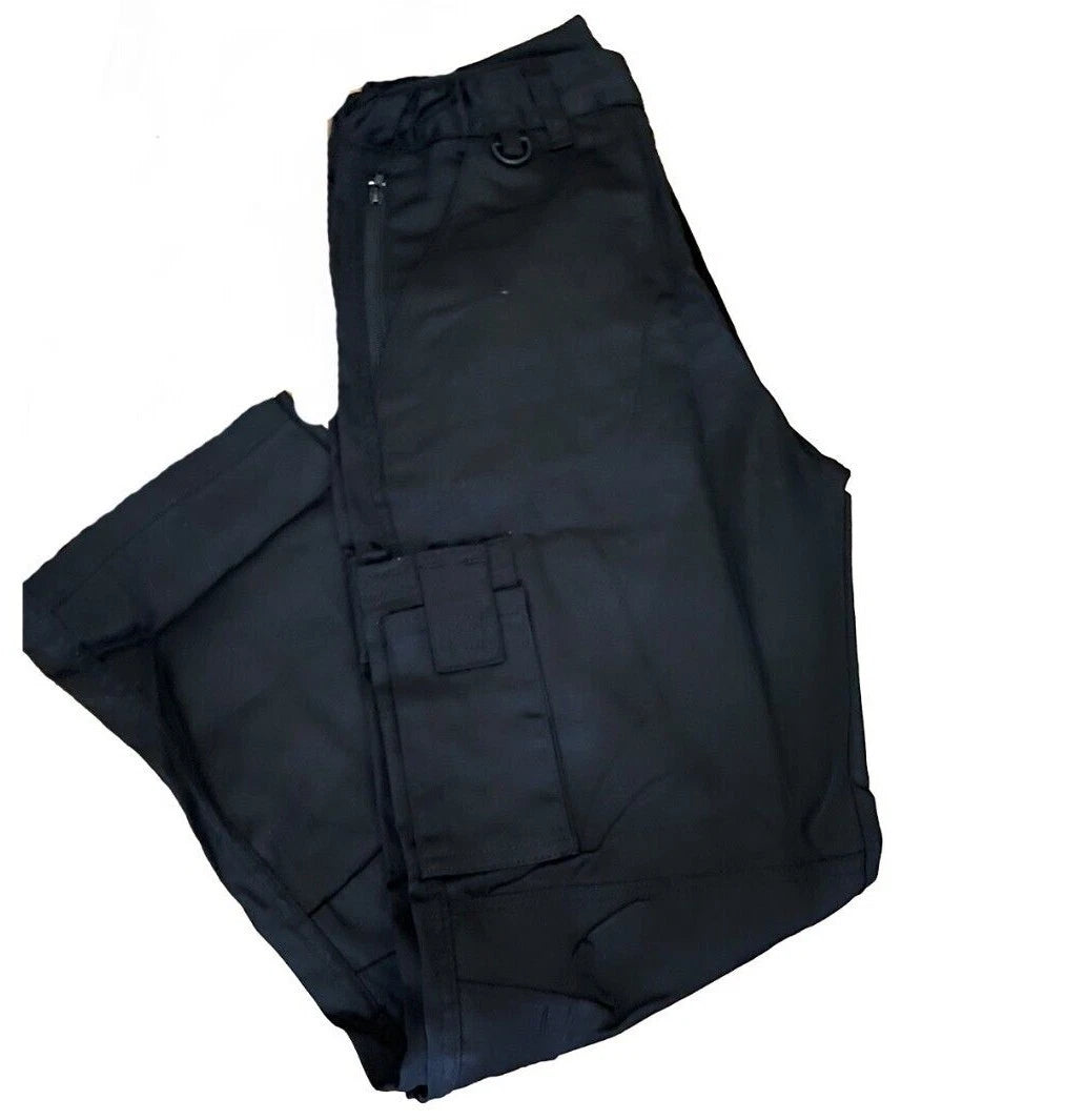 Men's Combat Cargo Work Trousers SEMI ELASTICATED WAISTBAND with KNEE PAD POCKET