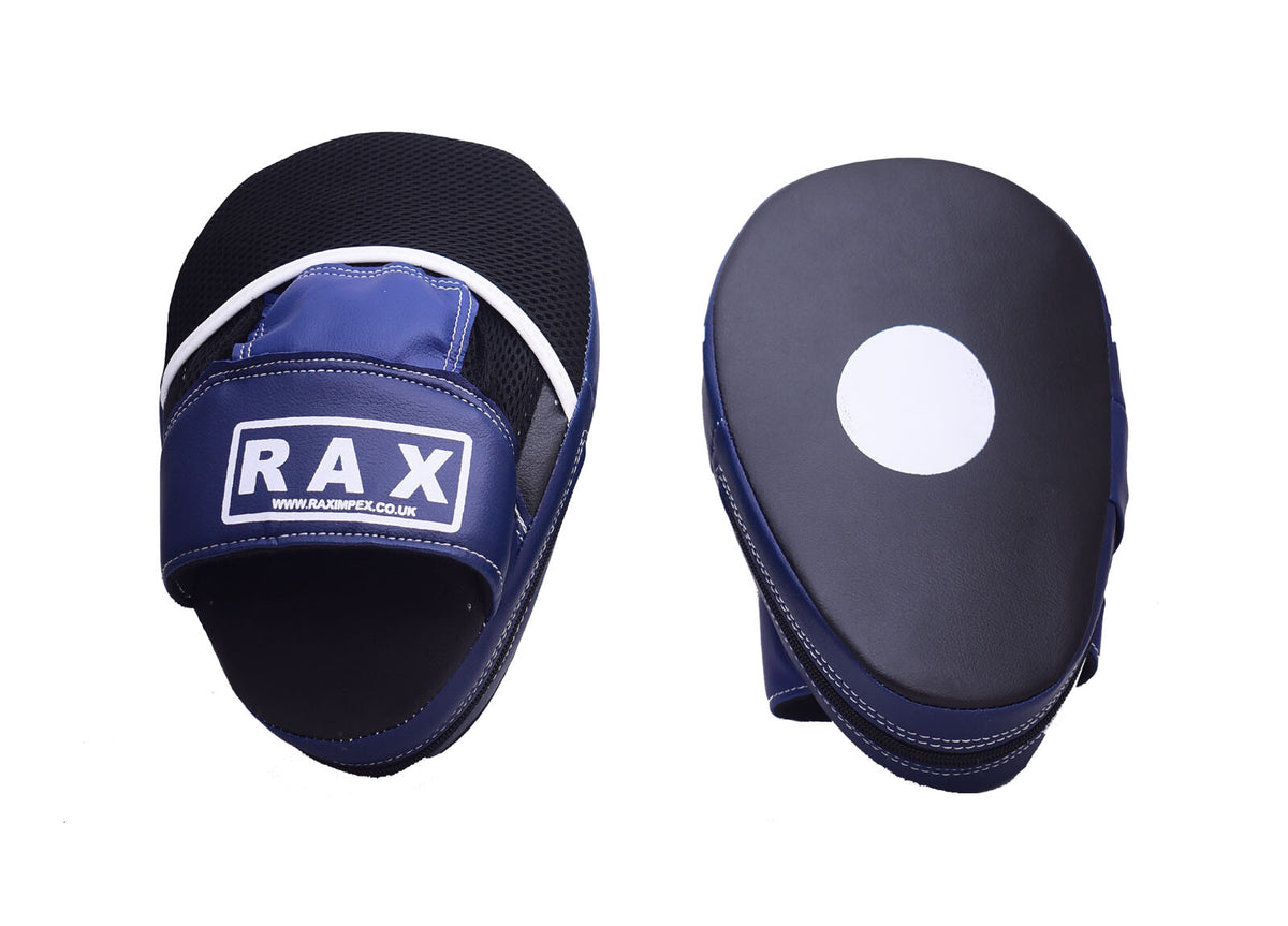 Focus Pad,Hook & Jab Mitts,Boxing Punch Gloves Bag Kick Thai Curved MMA R A X