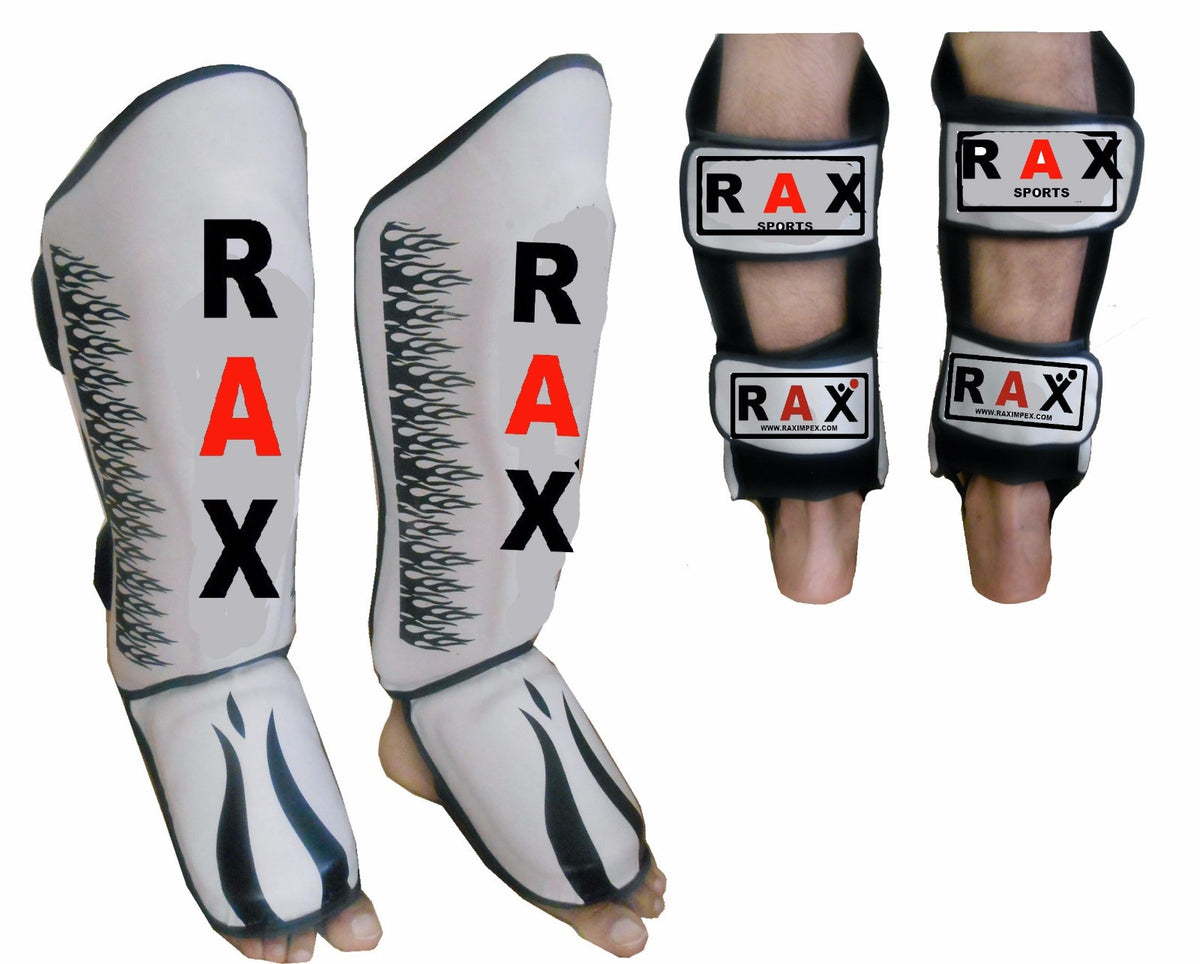 Shin Guard Pads MMA Leg Foot Guards Muay Thai Kick Boxing MMA Pads Training