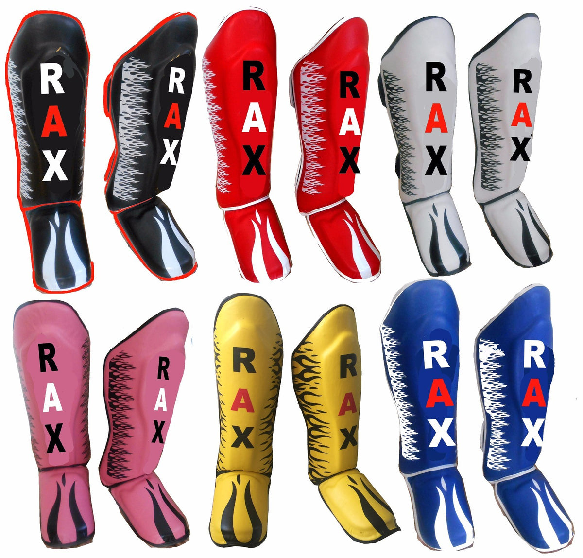 Shin Guard Pads MMA Leg Foot Guards Muay Thai Kick Boxing MMA Pads Training