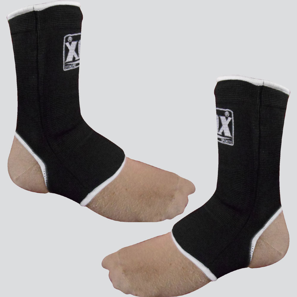 Ankle support padded pullover foot pain relief injury boxing protector brace 2x