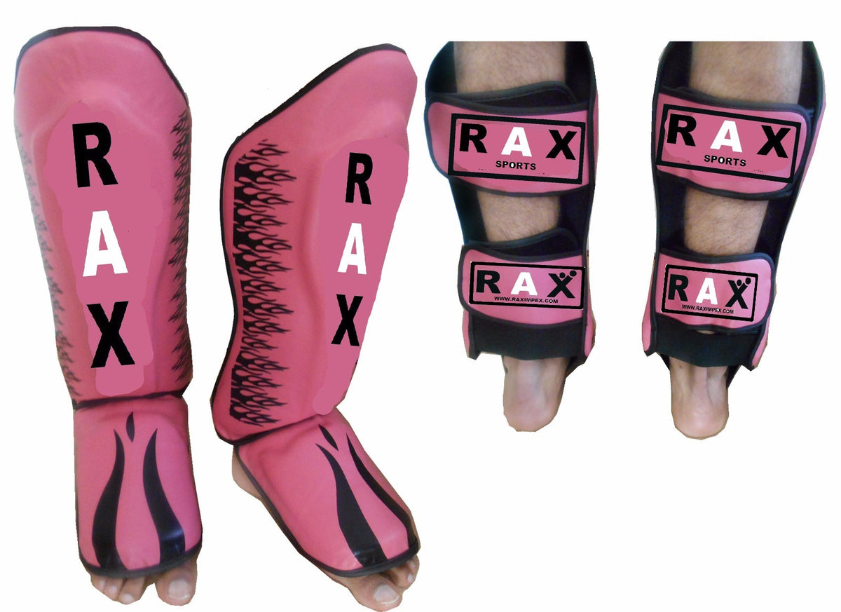 Shin Guard Pads MMA Leg Foot Guards Muay Thai Kick Boxing MMA Pads Training