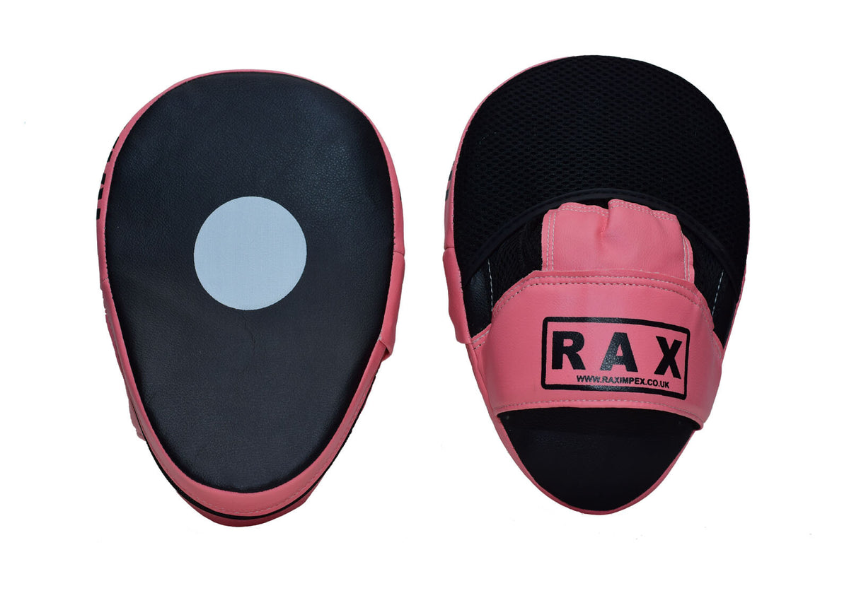 Focus Pad,Hook & Jab Mitts,Boxing Punch Gloves Bag Kick Thai Curved MMA R A X