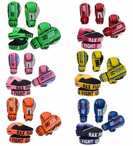 Boxing Gloves And Pads Curved Focus Pad Hook and Jab Punch Bag Kick MMA RAX