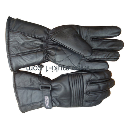 Thermal Motorbike Motorcycle Leather Gloves  Protection Winter Summer R A X