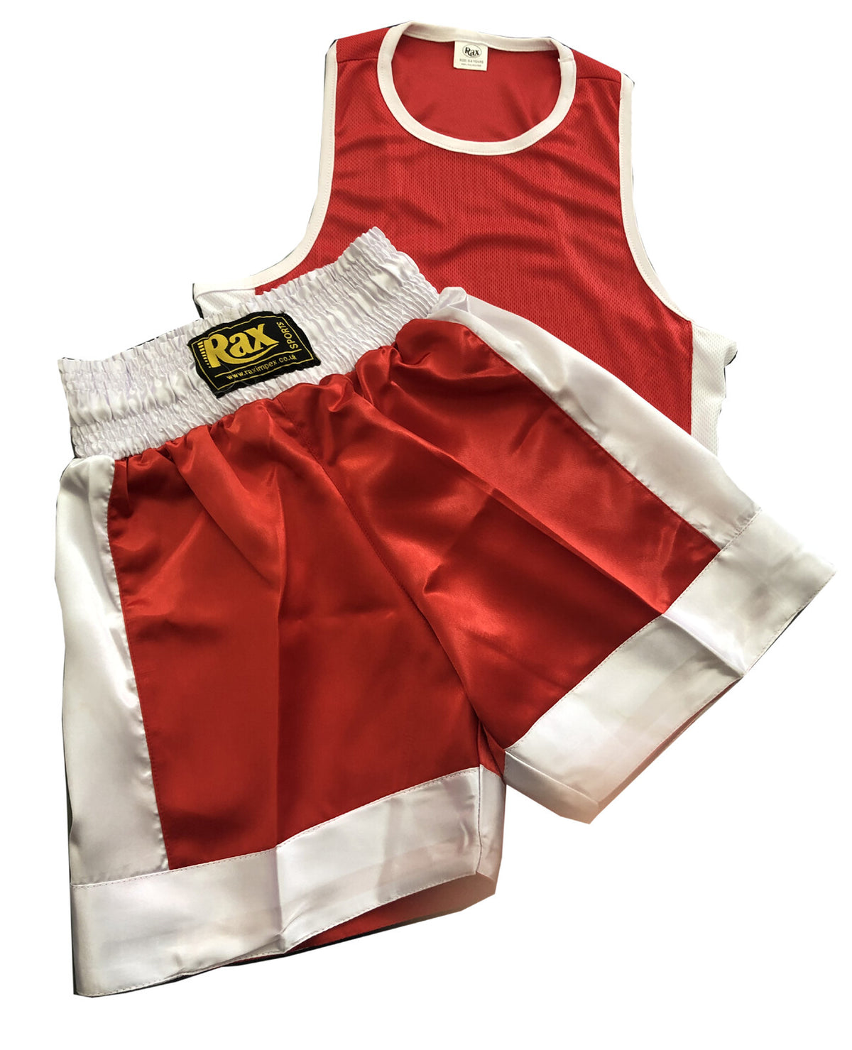 Kids Boxing Uniform Set of 3+ Boxing Gloves+ Age 3-14 Years  R A X