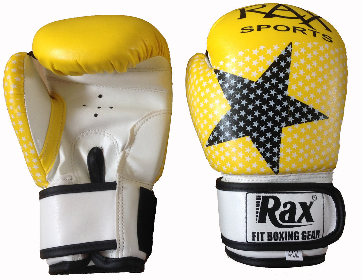 Kids Boxing Gloves Punch Bag Sparring Training Mitts MMA 4oz- 6oz- 8oz- R A X