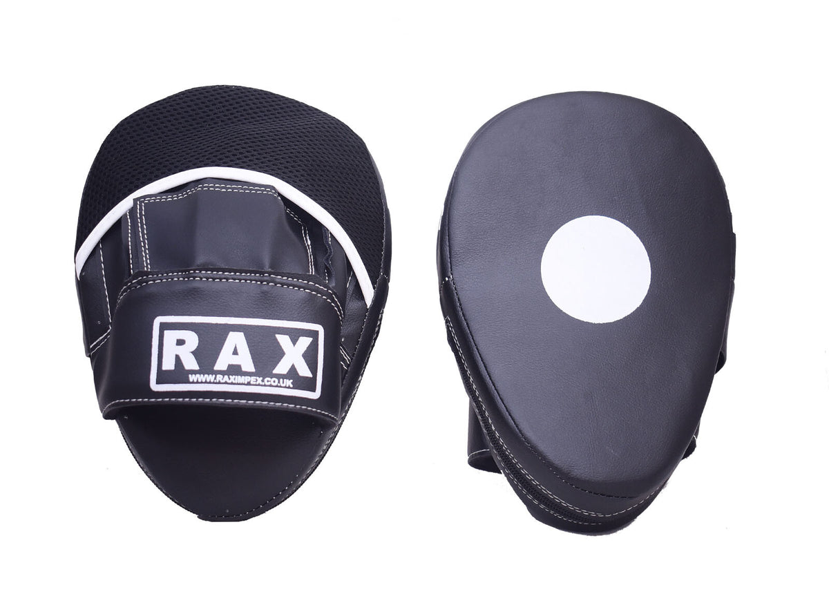 Focus Pad,Hook & Jab Mitts,Boxing Punch Gloves Bag Kick Thai Curved MMA R A X