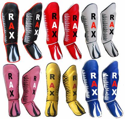 Shin Guard Pads MMA Leg Foot Guards Muay Thai Kick Boxing MMA Pads Training