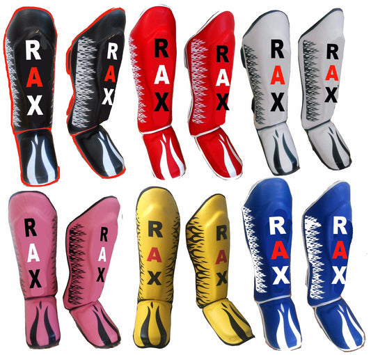 Shin Guard Pads MMA Leg Foot Guards Muay Thai Kick Boxing MMA Pads Training