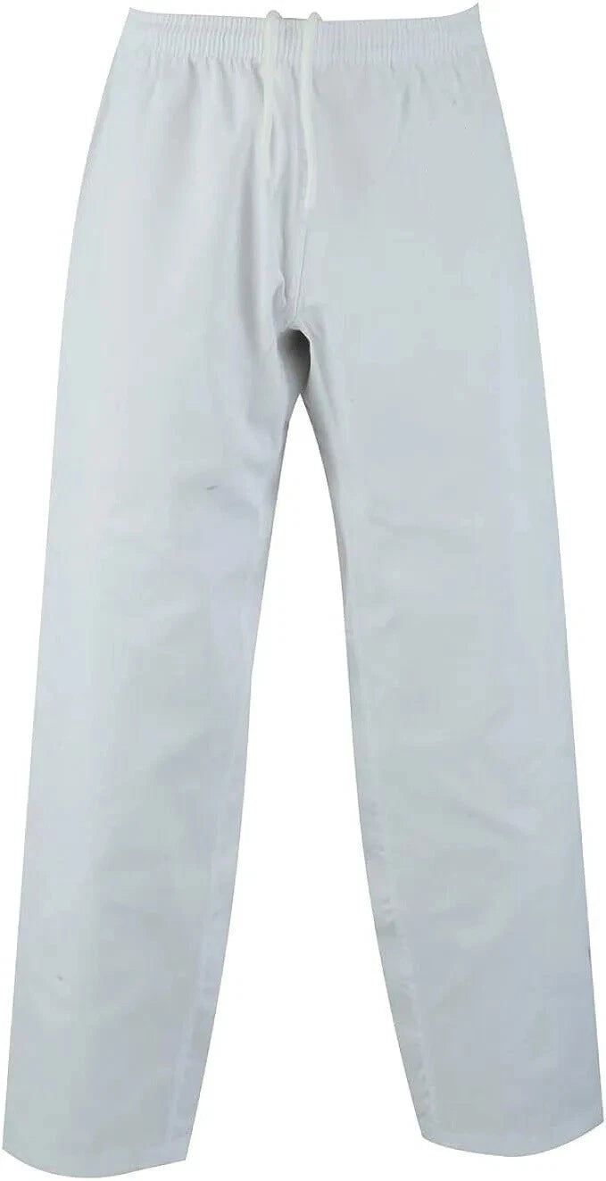 Karate Kids Adult Karate Trousers Gi Pants White Black Aikido Martial Arts Kungf