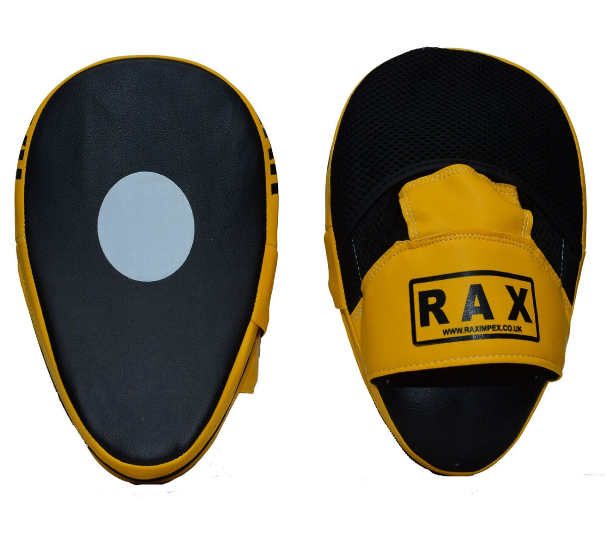 Focus Pad,Hook & Jab Mitts,Boxing Punch Gloves Bag Kick Thai Curved MMA R A X