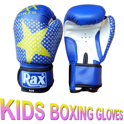 Kids Boxing Gloves Punch Bag Sparring Training Mitts MMA 4oz- 6oz- 8oz- R A X