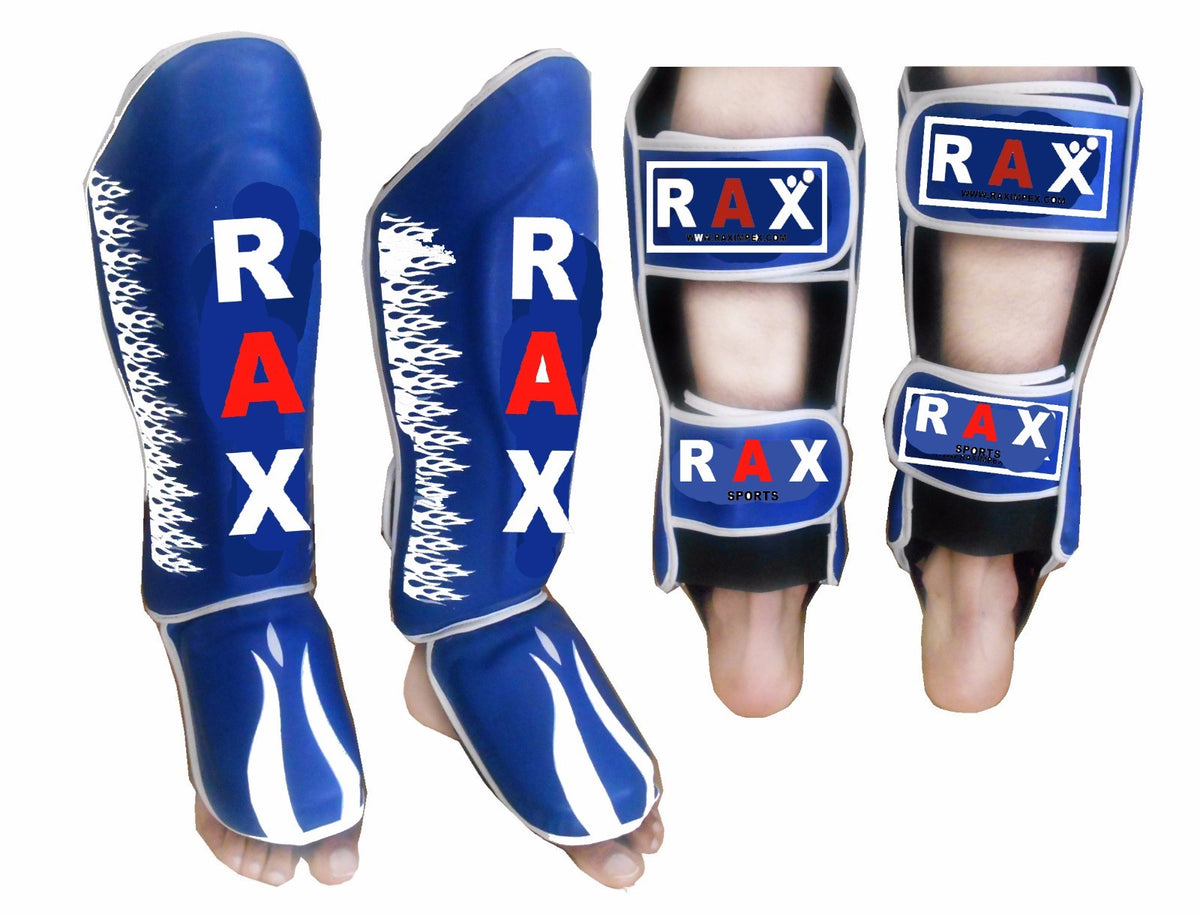 Shin Guard Pads MMA Leg Foot Guards Muay Thai Kick Boxing MMA Pads Training