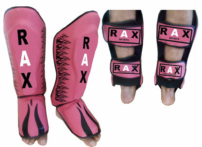 Shin Guard Pads MMA Leg Foot Guards Muay Thai Kick Boxing MMA Pads Training