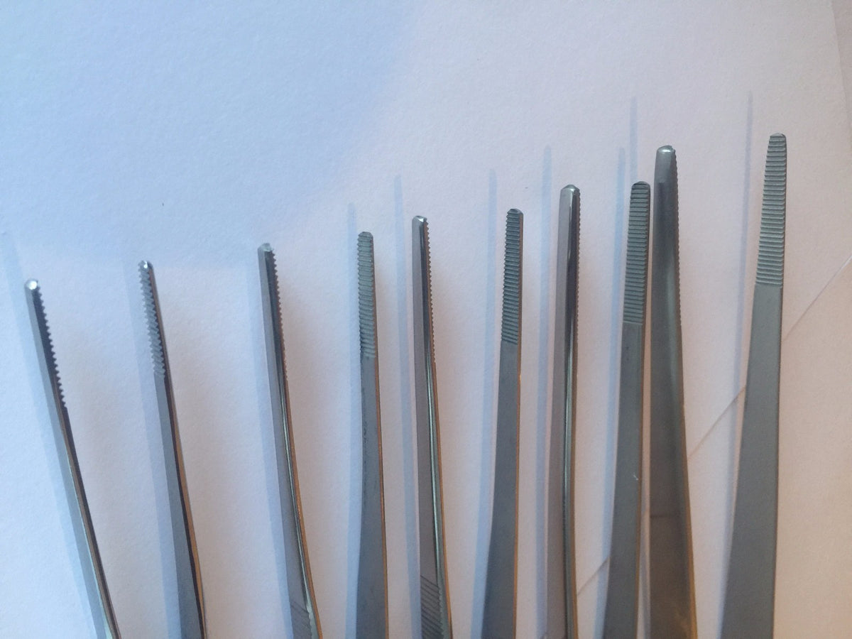 Long Tweezers for Small Detail/Crafter<wbr/>s/reptiles/sig<wbr/>n making 5.5/6.5/8/10/1<wbr/>2/16"