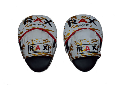Focus Pad,Hook & Jab Mitts,Boxing Punch Gloves Bag Kick Thai Curved MMA R A X
