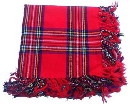 Scottish Piper Kilt Fly Plaids Various Tartan 48" X 48"/Highland Kilt Fly Plaid