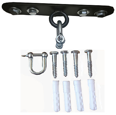 Heavy Duty 4 Hole Ceiling Punch Bag Bracket MMA Boxing Bags R A X