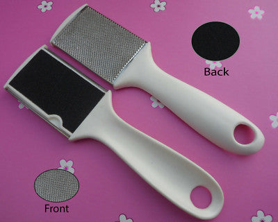 FOOT CARE CALLUS REMOVER FILE DOUBLE SIDED WHITE